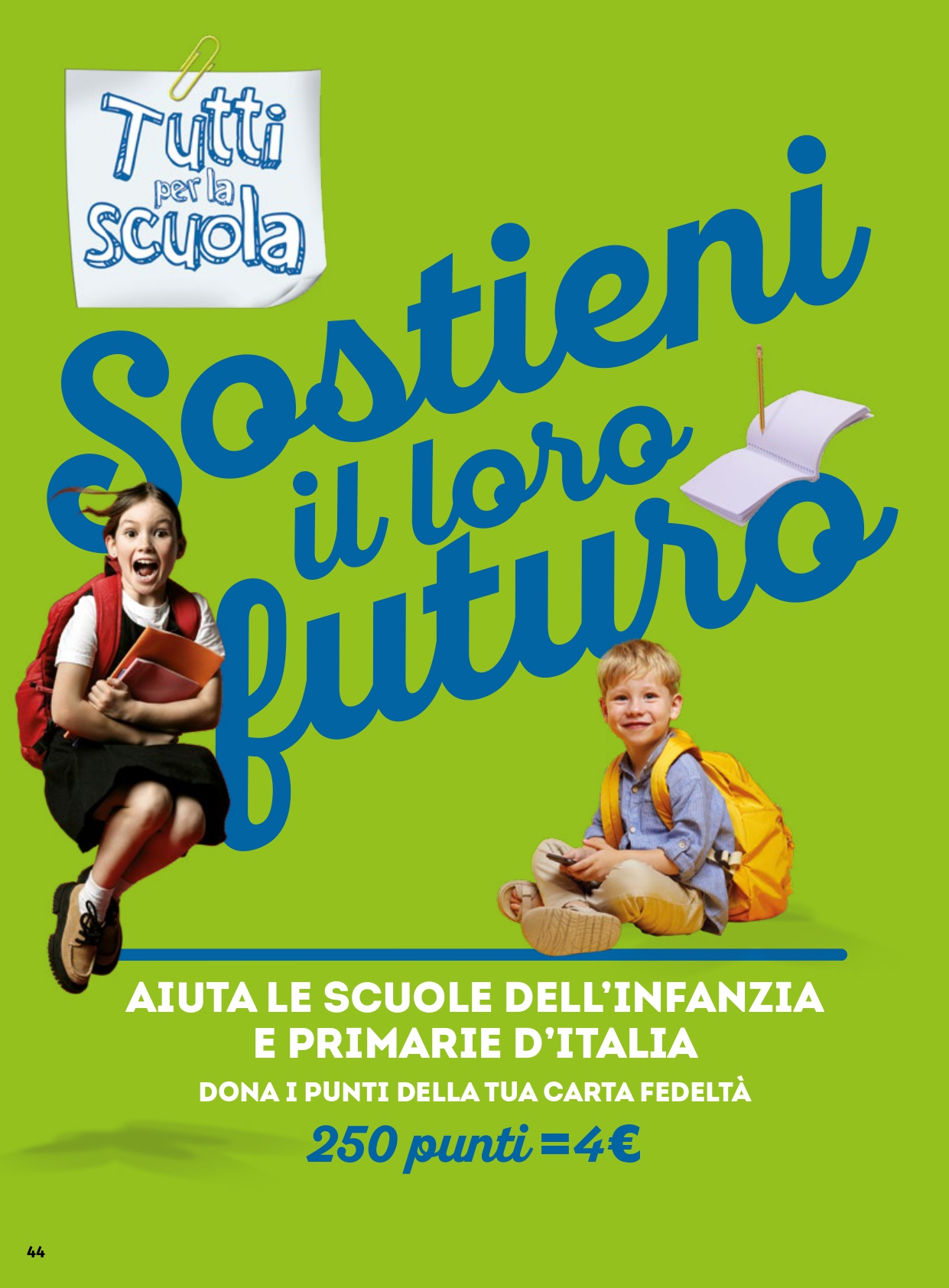 Locandina Tutti per la scuola 2025